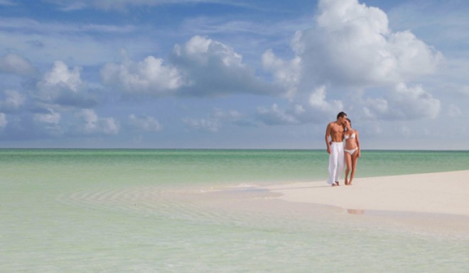 COUPLE ON BEACH